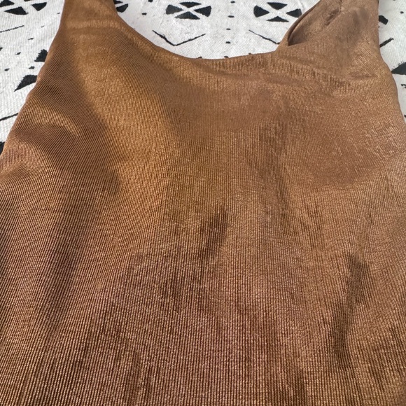 Petal & Pup Camel Backless Midi Dress - Picture 3 of 5